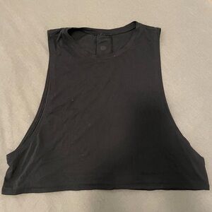 Lululemon Black Sleeveless Crop Top